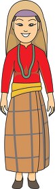 costume woman nepal