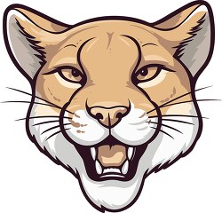 cougar animal face