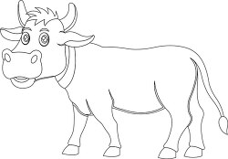 cow clipart outline