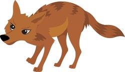 croched coyote clipart