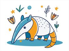 cute anteater with an elongated snout 