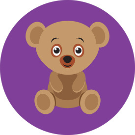 cute bear clipart icon
