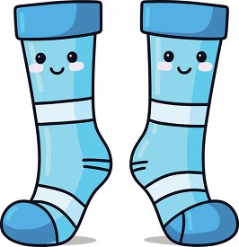 cute cartoon socks with a happy face