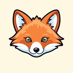 cute fox animal face