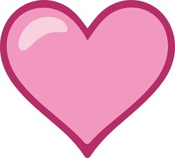 cute heart icon sticker dark and light pink