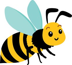 cute Honey bee Insects Animal Clipart
