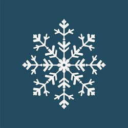 delicate and intricate snowflake clip art