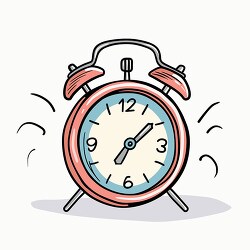 Design an animated ringing alarm clock