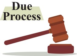 due process of law clipart