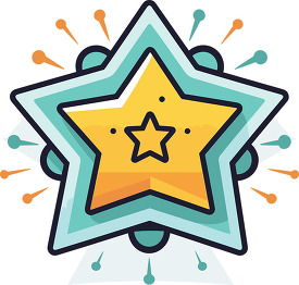 education double star achievement badge