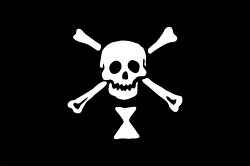 emanuel wynn pirate flag with skull and crossbones