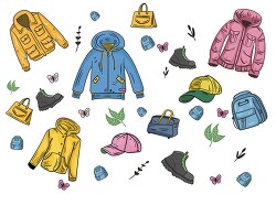 fashion jackets and clothes icons