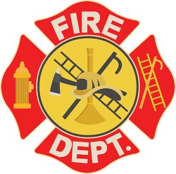 fireman badge clipart