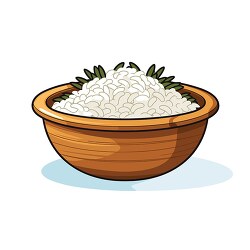 freshly cooked white rice