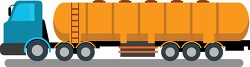 fuel tanker truck used to transport flammable liquids clipart