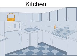 full kitchen cabinet sink stove