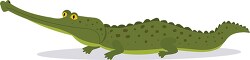 gavial or fish eating crocodile Clipart