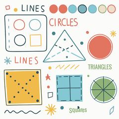 geometry shapes illustration