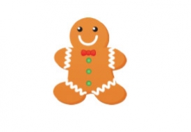 ginger bread man animated clipart