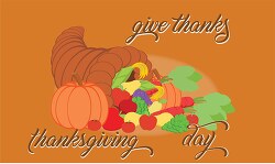 give thanks thanksgiving day clipart 2