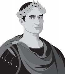 gray gray color clipart of julius caesar ancient roman politican