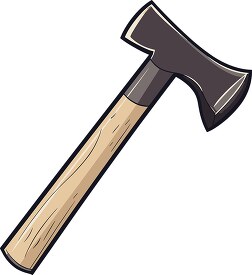 hammer on a wooden handle