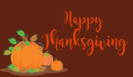 happy thanksgiving animated clipart