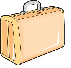 hard cased suitcase with handle
