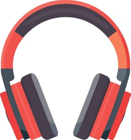 headphones with large ear cups clip art