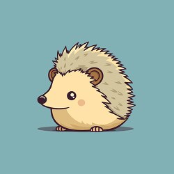 hedgehog pointed snout clip art