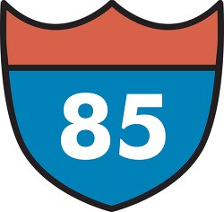 highway 85 road sign