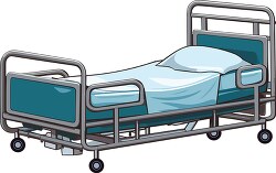 hospital bed on wheels