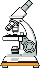 illustration of a microscope used for scientific observation