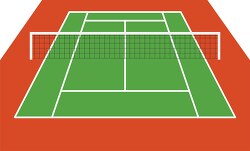 illustration of a tennis court clip art