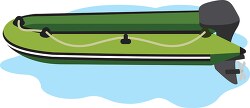 inflatable boat transportation clipart