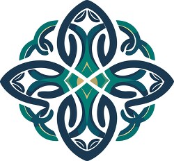 irish celtic design knotted pattern