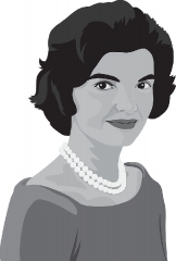 jacqueline lee kennedy first lady of the united states gray colo