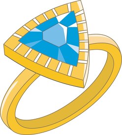 jewelry gold ring blue stone