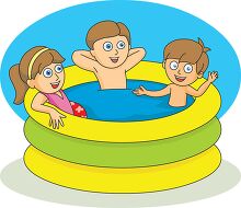 kids in kiddie pool summer 03a