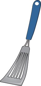 kitchen utensils fish turner blue clip art