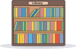 library bookcase 0115
