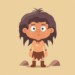 little caveman character