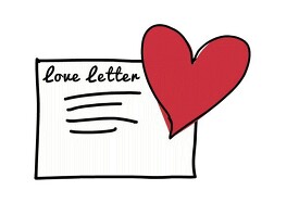 love letter animated clipart