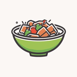 meat stew bowl icon