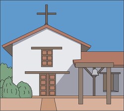mission san francisco solano founded in 1823 clipart