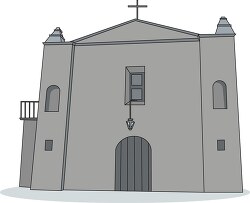 mission san gabriel founded in 1771 clipart