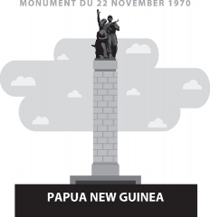 monument du 22 novembre 1970 conakry in papua new guinea vector 