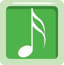musical sixteenth notes icon