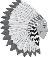 native american headdress clipart