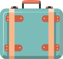 non rolling travel suitcase clip art